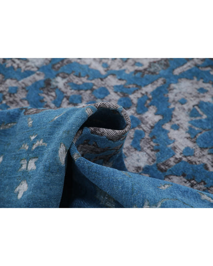 Onyx 7' 10" X 9' 8" Hand Knotted Wool Rug 7' 10" X 9' 8" (239 X 295) / Blue / Wool