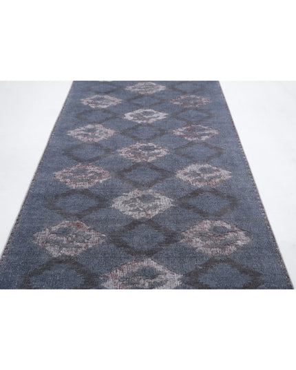 Onyx 4' 0" X 14' 2" Hand Knotted Wool Rug 4' 0" X 14' 2" (122 X 432) / Grey / Wool