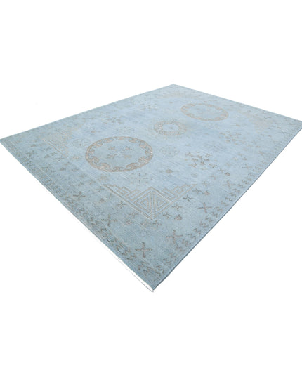 Onyx 8' 9" X 11' 9" Hand Knotted Wool Rug 8' 9" X 11' 9" (267 X 358) / Grey / Wool