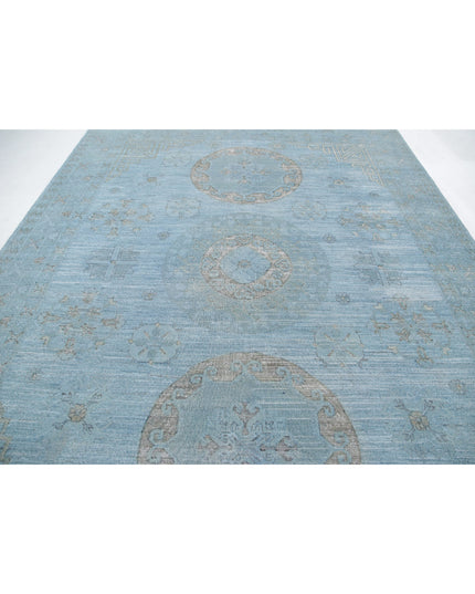 Onyx 8' 9" X 11' 9" Hand Knotted Wool Rug 8' 9" X 11' 9" (267 X 358) / Grey / Wool
