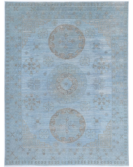Onyx 8' 9" X 11' 9" Hand Knotted Wool Rug 8' 9" X 11' 9" (267 X 358) / Grey / Wool