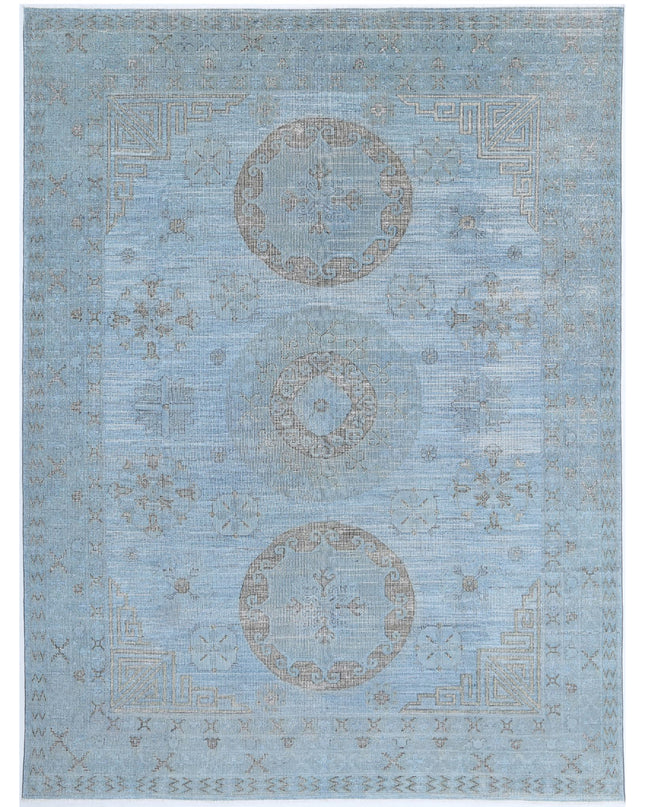 Onyx 8' 9" X 11' 9" Hand Knotted Wool Rug 8' 9" X 11' 9" (267 X 358) / Grey / Wool