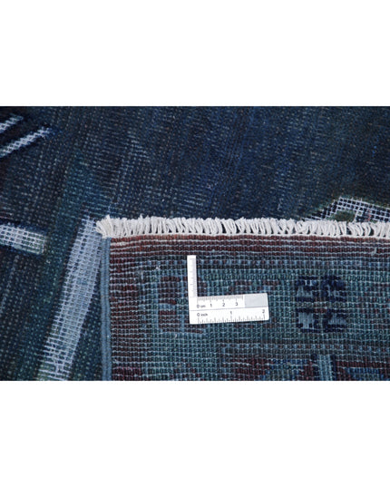 Onyx 8' 7" X 11' 7" Hand Knotted Wool Rug 8' 7" X 11' 7" (262 X 353) / Blue / Wool