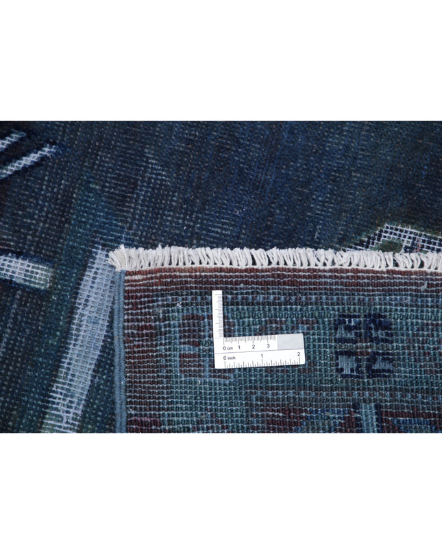 Onyx 8' 7" X 11' 7" Hand Knotted Wool Rug 8' 7" X 11' 7" (262 X 353) / Blue / Wool