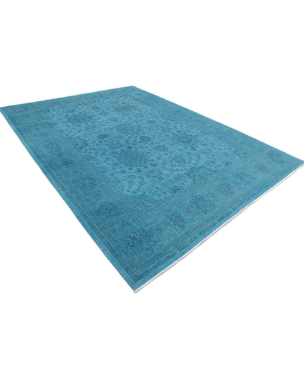 Onyx 8' 9" X 12' 1" Hand Knotted Wool Rug 8' 9" X 12' 1" (267 X 368) / Teal / Wool