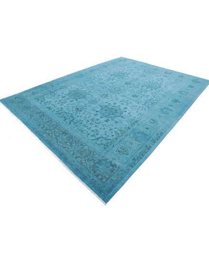 Onyx 8' 9" X 12' 1" Hand Knotted Wool Rug 8' 9" X 12' 1" (267 X 368) / Teal / Wool