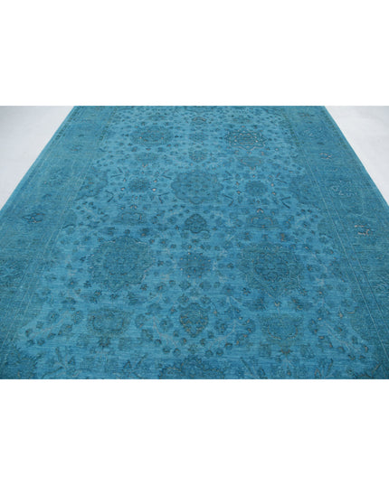 Onyx 8' 9" X 12' 1" Hand Knotted Wool Rug 8' 9" X 12' 1" (267 X 368) / Teal / Wool