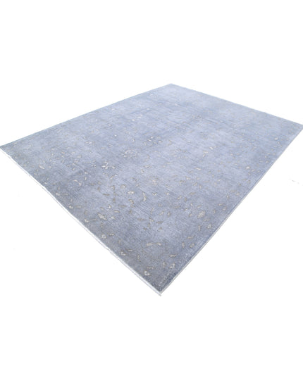 Onyx 7' 11" X 10' 5" Hand Knotted Wool Rug 7' 11" X 10' 5" (241 X 318) / Grey / Wool