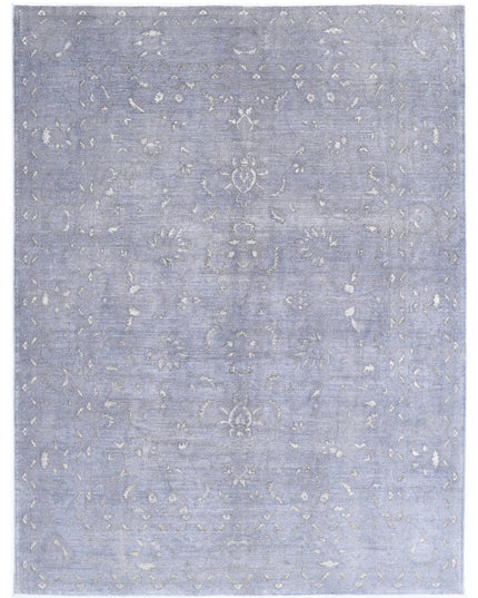 Onyx 7' 11" X 10' 5" Hand Knotted Wool Rug 7' 11" X 10' 5" (241 X 318) / Grey / Wool