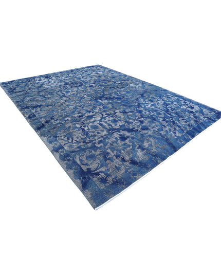 Onyx 9' 9" X 12' 9" Hand Knotted Wool Rug 9' 9" X 12' 9" (297 X 389) / Blue / Wool