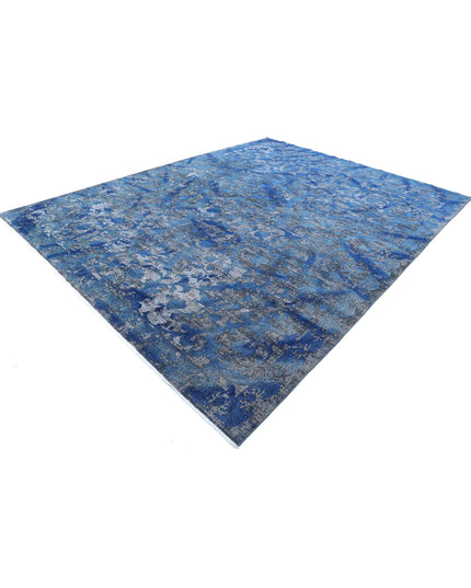 Onyx 9' 9" X 12' 9" Hand Knotted Wool Rug 9' 9" X 12' 9" (297 X 389) / Blue / Wool