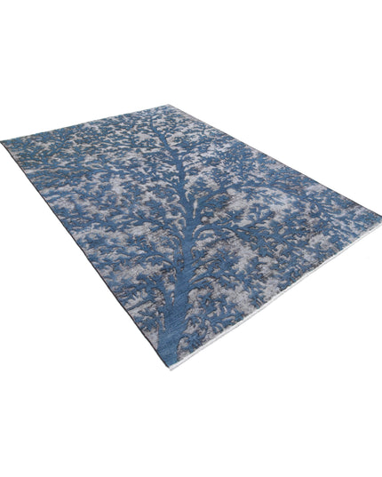 Onyx 5' 9" X 8' 3" Hand Knotted Wool Rug 5' 9" X 8' 3" (175 X 251) / Grey / Wool