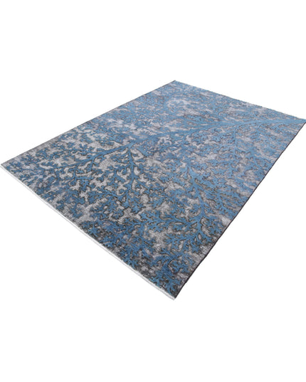 Onyx 5' 9" X 8' 3" Hand Knotted Wool Rug 5' 9" X 8' 3" (175 X 251) / Grey / Wool