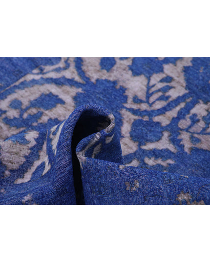 Onyx 4' 6" X 6' 6" Hand Knotted Wool Rug 4' 6" X 6' 6" (137 X 198) / Purple / Wool