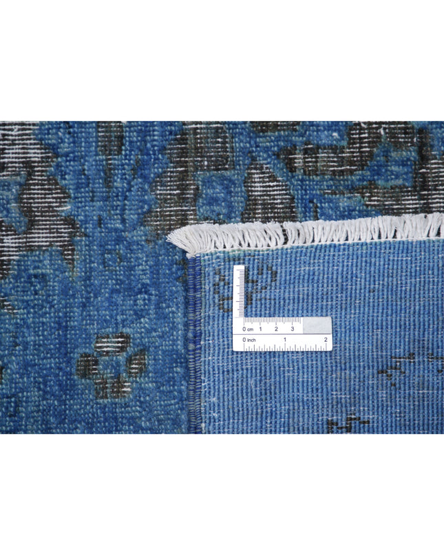 Onyx 5' 10" X 8' 8" Hand Knotted Wool Rug 5' 10" X 8' 8" (178 X 264) / Blue / Wool