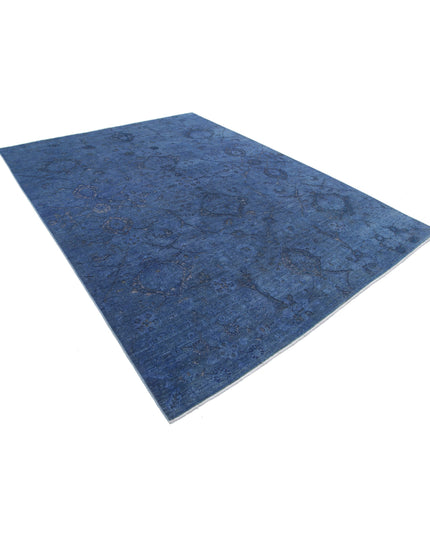 Onyx 8' 0" X 10' 8" Hand Knotted Wool Rug 8' 0" X 10' 8" (244 X 325) / Blue / Wool