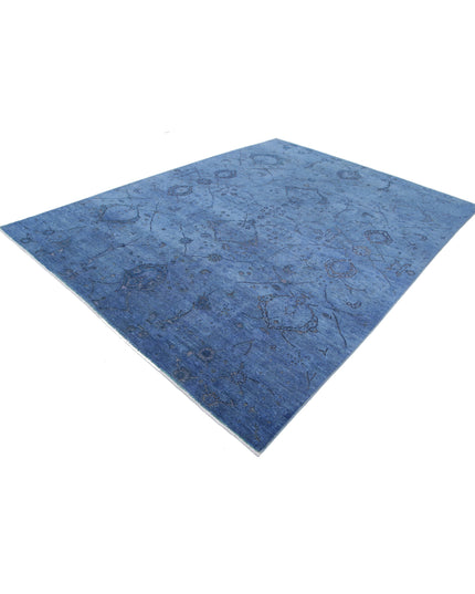 Onyx 8' 0" X 10' 8" Hand Knotted Wool Rug 8' 0" X 10' 8" (244 X 325) / Blue / Wool