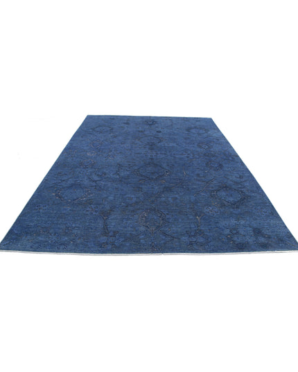 Onyx 8' 0" X 10' 8" Hand Knotted Wool Rug 8' 0" X 10' 8" (244 X 325) / Blue / Wool