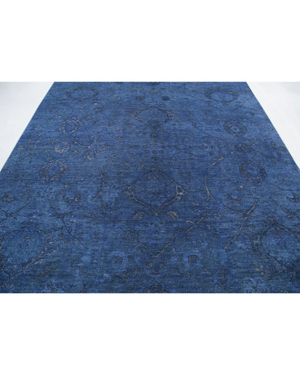 Onyx 8' 0" X 10' 8" Hand Knotted Wool Rug 8' 0" X 10' 8" (244 X 325) / Blue / Wool