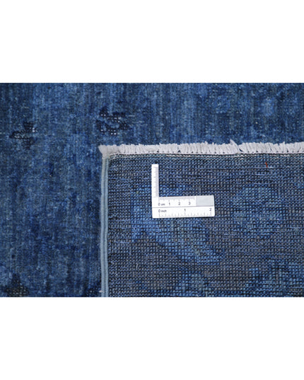 Onyx 8' 0" X 10' 8" Hand Knotted Wool Rug 8' 0" X 10' 8" (244 X 325) / Blue / Wool