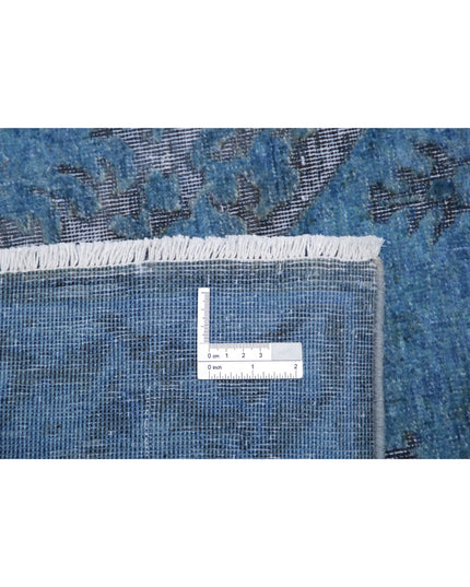 Onyx 7' 8" X 9' 5" Hand Knotted Wool Rug 7' 8" X 9' 5" (234 X 287) / Blue / Wool