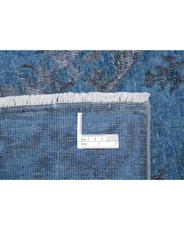 Onyx 7' 8" X 9' 5" Hand Knotted Wool Rug 7' 8" X 9' 5" (234 X 287) / Blue / Wool