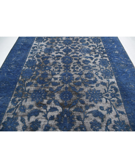 Onyx 7' 8" X 9' 5" Hand Knotted Wool Rug 7' 8" X 9' 5" (234 X 287) / Blue / Wool