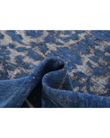 Onyx 7' 8" X 9' 5" Hand Knotted Wool Rug 7' 8" X 9' 5" (234 X 287) / Blue / Wool