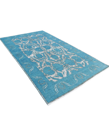 Onyx 5' 10" X 10' 2" Hand Knotted Wool Rug 5' 10" X 10' 2" (178 X 310) / Blue / Wool