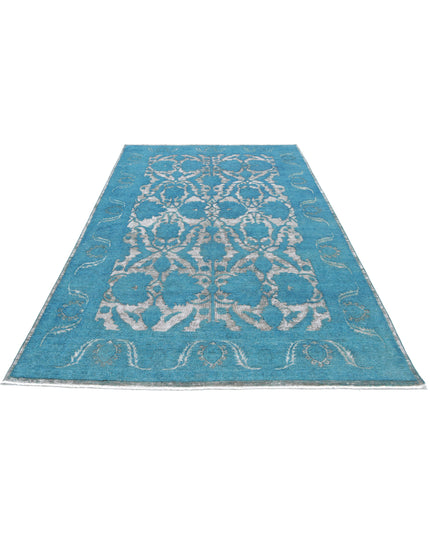 Onyx 5' 10" X 10' 2" Hand Knotted Wool Rug 5' 10" X 10' 2" (178 X 310) / Blue / Wool