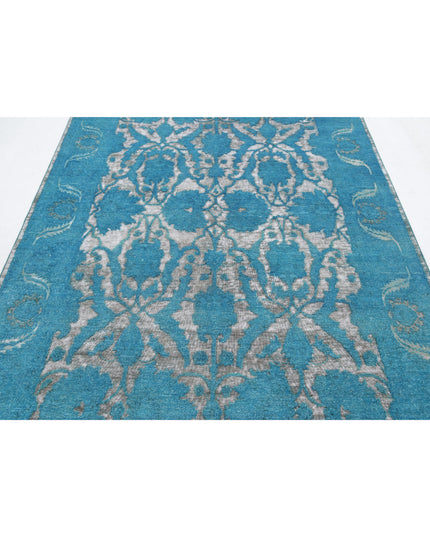 Onyx 5' 10" X 10' 2" Hand Knotted Wool Rug 5' 10" X 10' 2" (178 X 310) / Blue / Wool