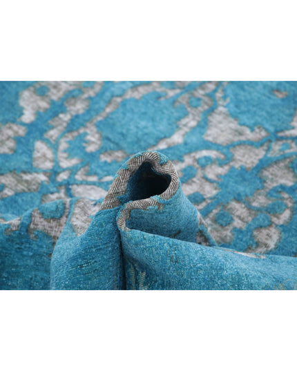 Onyx 5' 10" X 10' 2" Hand Knotted Wool Rug 5' 10" X 10' 2" (178 X 310) / Blue / Wool