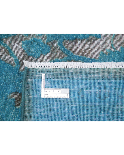 Onyx 5' 10" X 10' 2" Hand Knotted Wool Rug 5' 10" X 10' 2" (178 X 310) / Blue / Wool