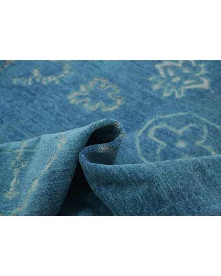 Onyx 5' 11" X 8' 6" Hand Knotted Wool Rug 5' 11" X 8' 6" (180 X 259) / Blue / Wool