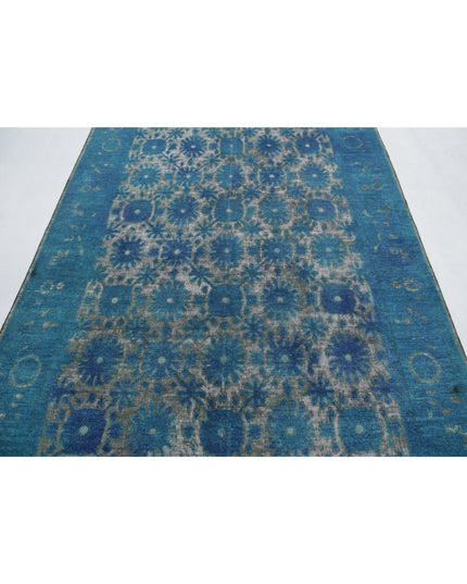 Onyx 5' 10" X 8' 9" Hand Knotted Wool Rug 5' 10" X 8' 9" (178 X 267) / Blue / Wool