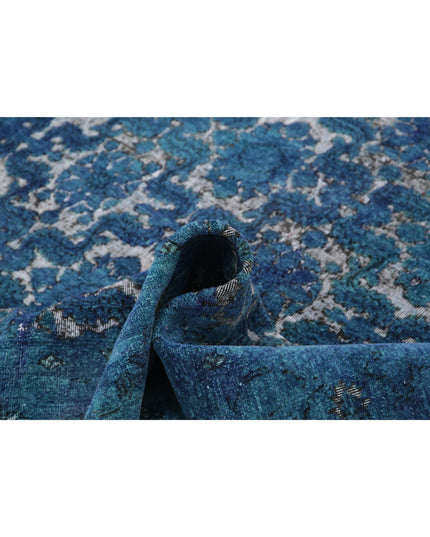 Onyx 5' 9" X 8' 6" Hand Knotted Wool Rug 5' 9" X 8' 6" (175 X 259) / Blue / Wool