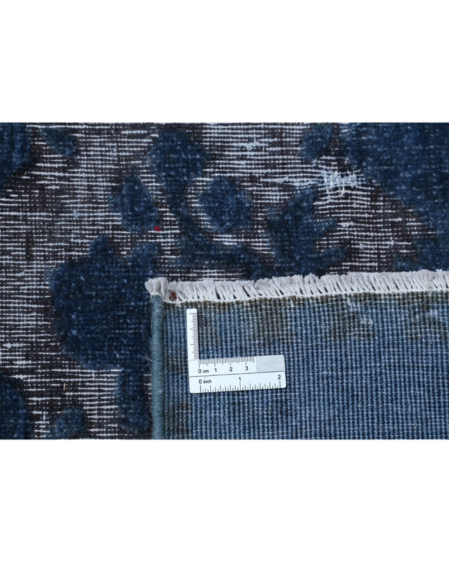 Onyx 3' 10" X 14' 2" Hand Knotted Wool Rug 3' 10" X 14' 2" (117 X 432) / Blue / Wool