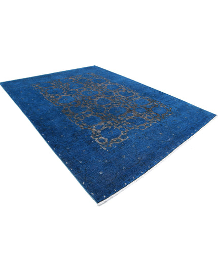 Onyx 8' 6" X 11' 7" Hand Knotted Wool Rug 8' 6" X 11' 7" (259 X 353) / Blue / Wool