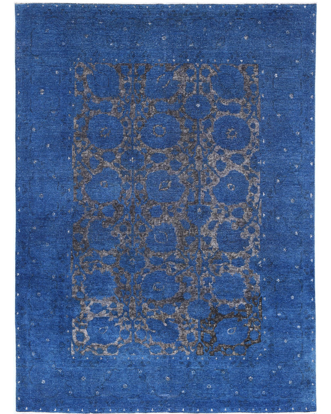 Onyx 8' 6" X 11' 7" Hand Knotted Wool Rug 8' 6" X 11' 7" (259 X 353) / Blue / Wool
