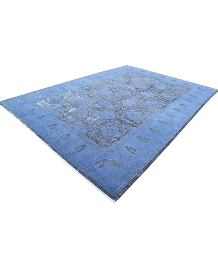 Onyx 9' 6" X 13' 6" Hand Knotted Wool Rug 9' 6" X 13' 6" (290 X 411) / Blue / Wool