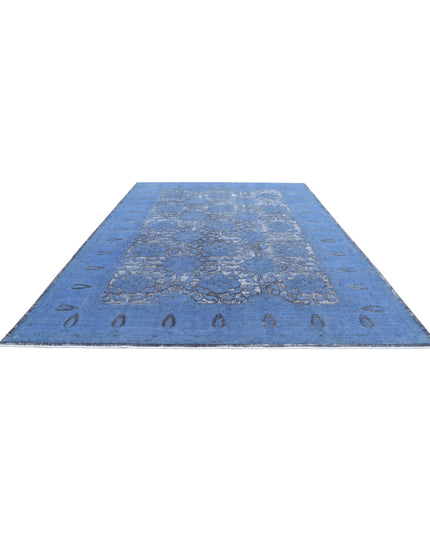 Onyx 9' 6" X 13' 6" Hand Knotted Wool Rug 9' 6" X 13' 6" (290 X 411) / Blue / Wool