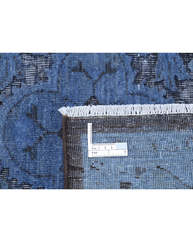 Onyx 9' 6" X 13' 6" Hand Knotted Wool Rug 9' 6" X 13' 6" (290 X 411) / Blue / Wool