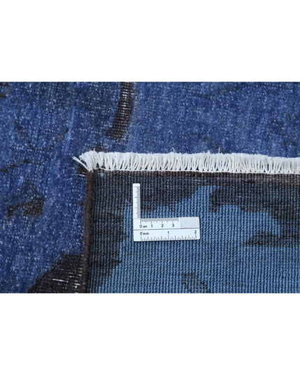 Onyx 6' 3" X 20' 4" Hand Knotted Wool Rug 6' 3" X 20' 4" (191 X 620) / Blue / Wool