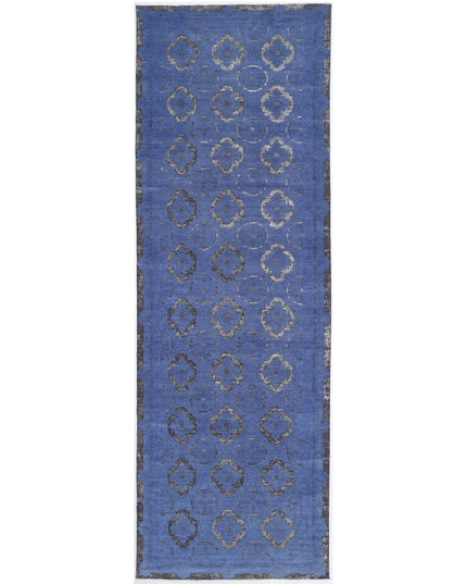 Onyx 6' 3" X 20' 4" Hand Knotted Wool Rug 6' 3" X 20' 4" (191 X 620) / Blue / Wool