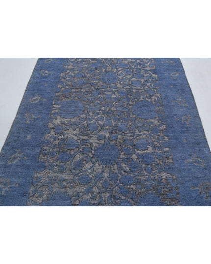 Onyx 4' 10" X 6' 11" Hand Knotted Wool Rug 4' 10" X 6' 11" (147 X 211) / Blue / Wool