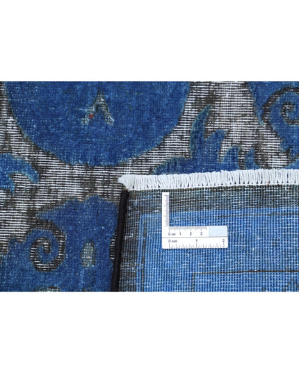 Onyx 5' 10" X 7' 8" Hand Knotted Wool Rug 5' 10" X 7' 8" (178 X 234) / Blue / Wool