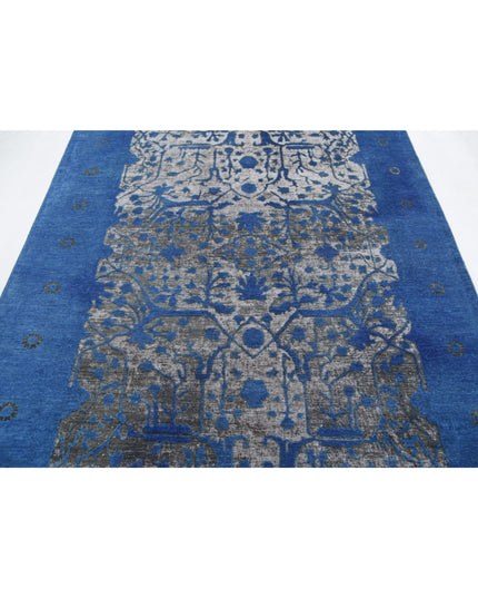 Onyx 5' 11" X 8' 4" Hand Knotted Wool Rug 5' 11" X 8' 4" (180 X 254) / Blue / Wool