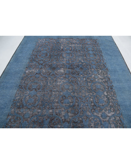Onyx 7' 8" X 9' 7" Hand Knotted Wool Rug 7' 8" X 9' 7" (234 X 292) / Blue / Wool
