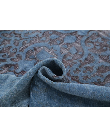 Onyx 7' 8" X 9' 7" Hand Knotted Wool Rug 7' 8" X 9' 7" (234 X 292) / Blue / Wool