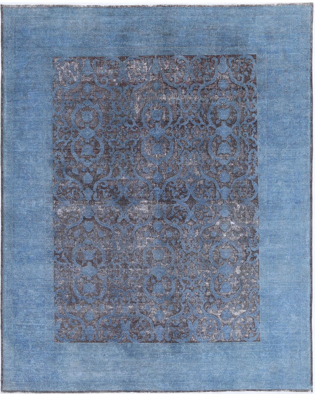 Onyx 7' 8" X 9' 7" Hand Knotted Wool Rug 7' 8" X 9' 7" (234 X 292) / Blue / Wool